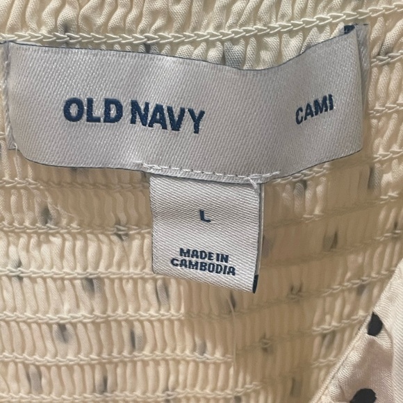 NWT Old Navy White and Black Polka Dot Mini Dress Size Large - Picture 9 of 10